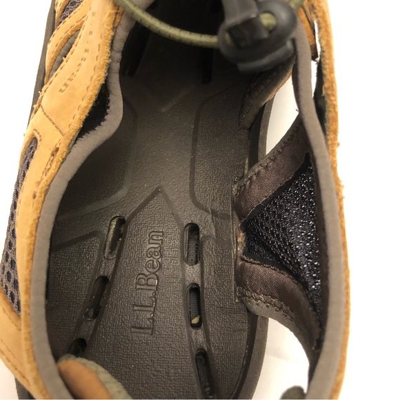 L.L.Bean men’s leather sandals sz 12 - Picture 3 of 11